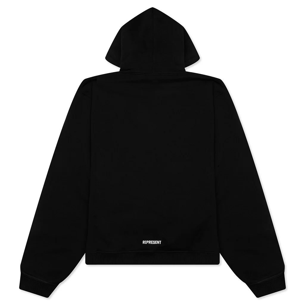 Initial Star Hoodie - Jet Black - Image 2