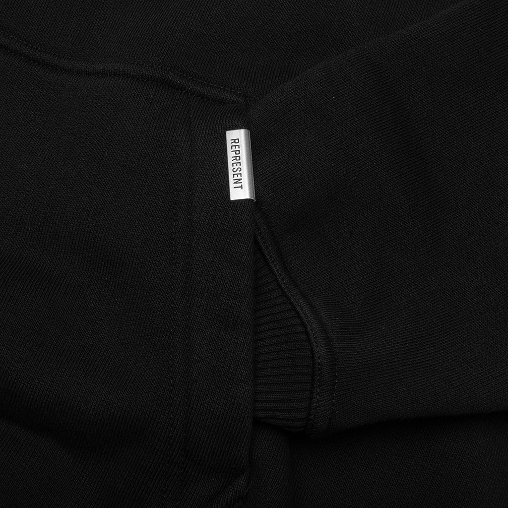 Initial Star Hoodie - Jet Black - Image 4