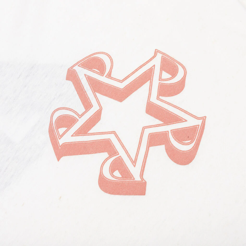 Initial Star T-Shirt - Flat White - Image 3