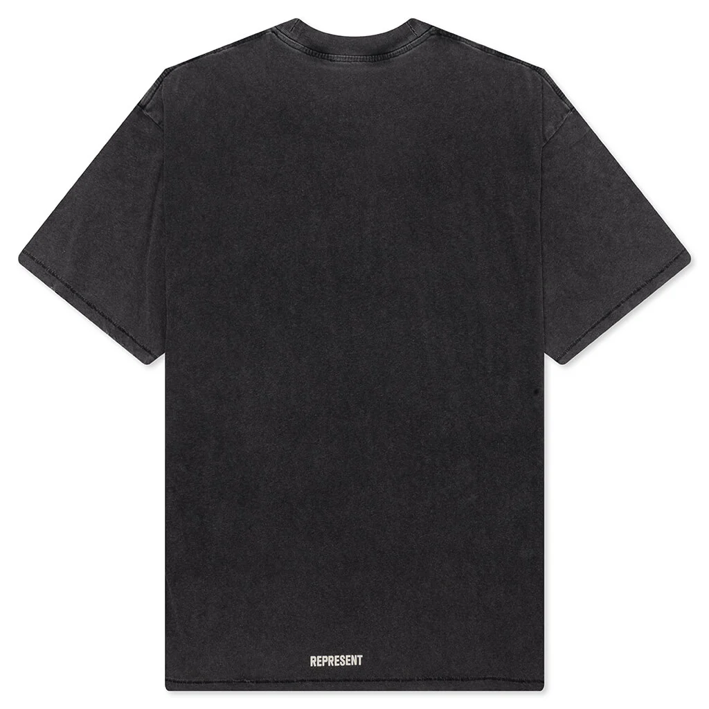 Initial Star T-Shirt - Vintage Grey - Image 2