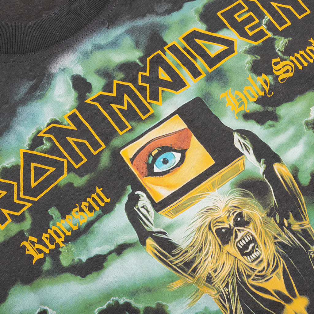 Represent x Iron Maiden Holy Smoke T-Shirt - Ash - Image 3