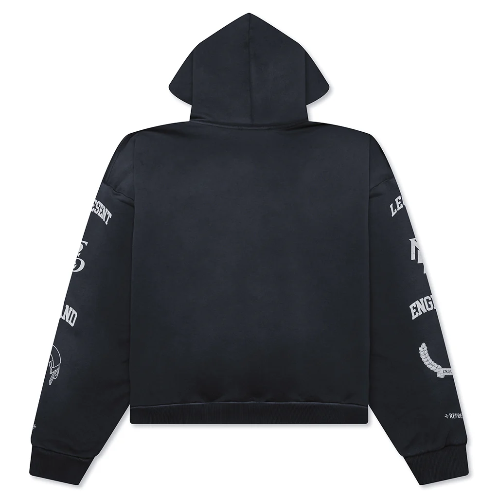 Legacy Crest Hoodie - Stained Black - Image 2