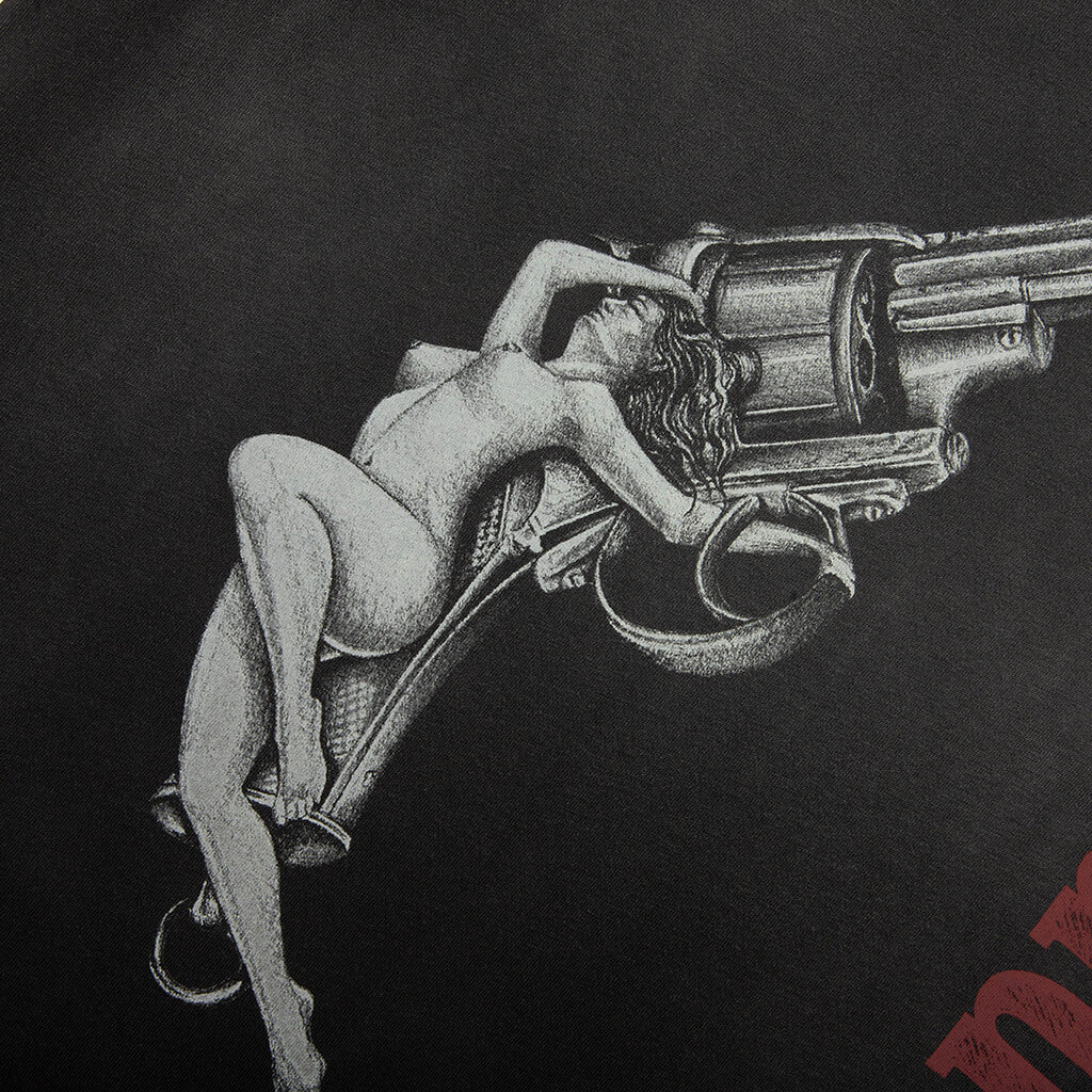 Loaded With Love T-Shirt - Stained Black - Image 3