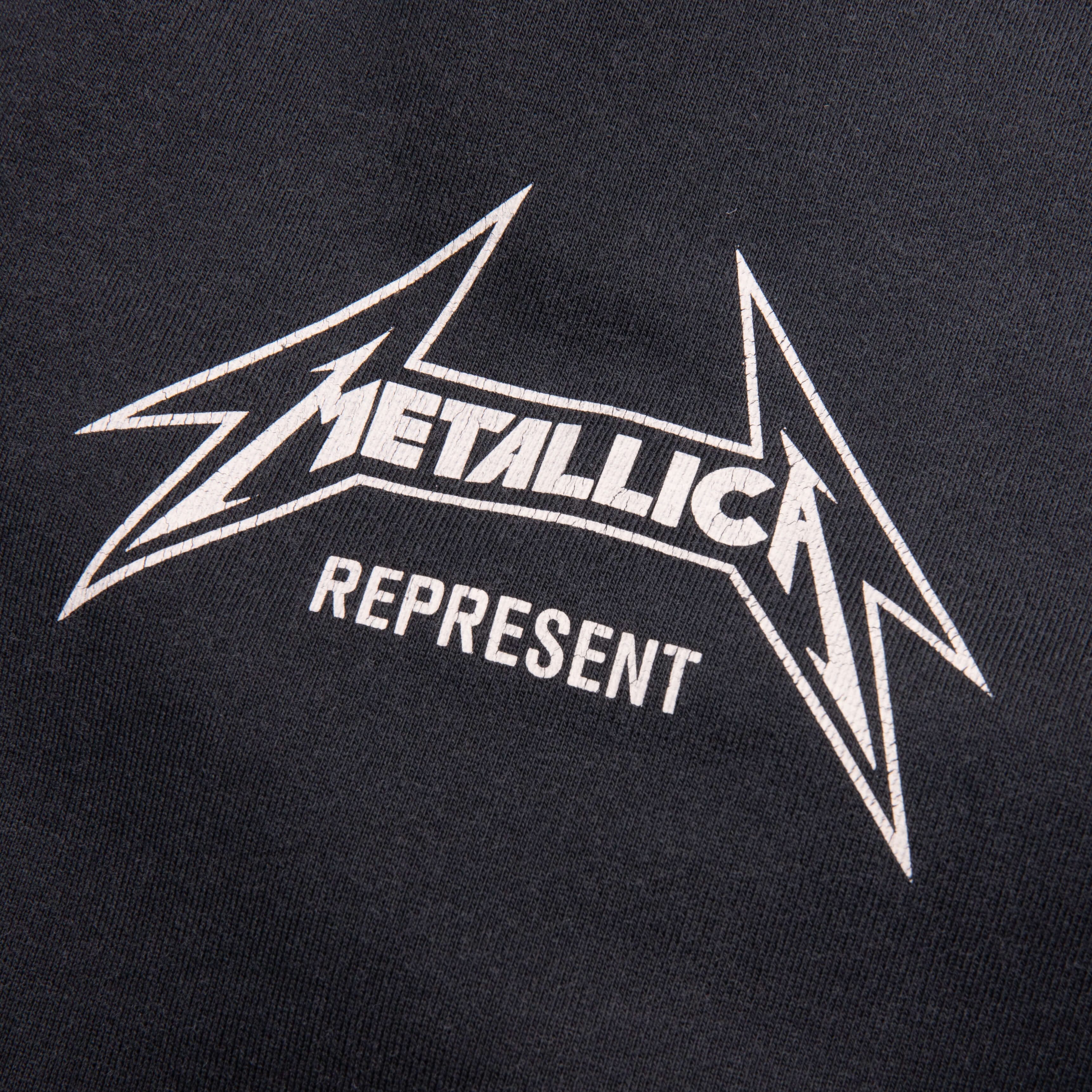 Metallica 40 Year Anniversary Sweat Pants - Stained Black - Image 4