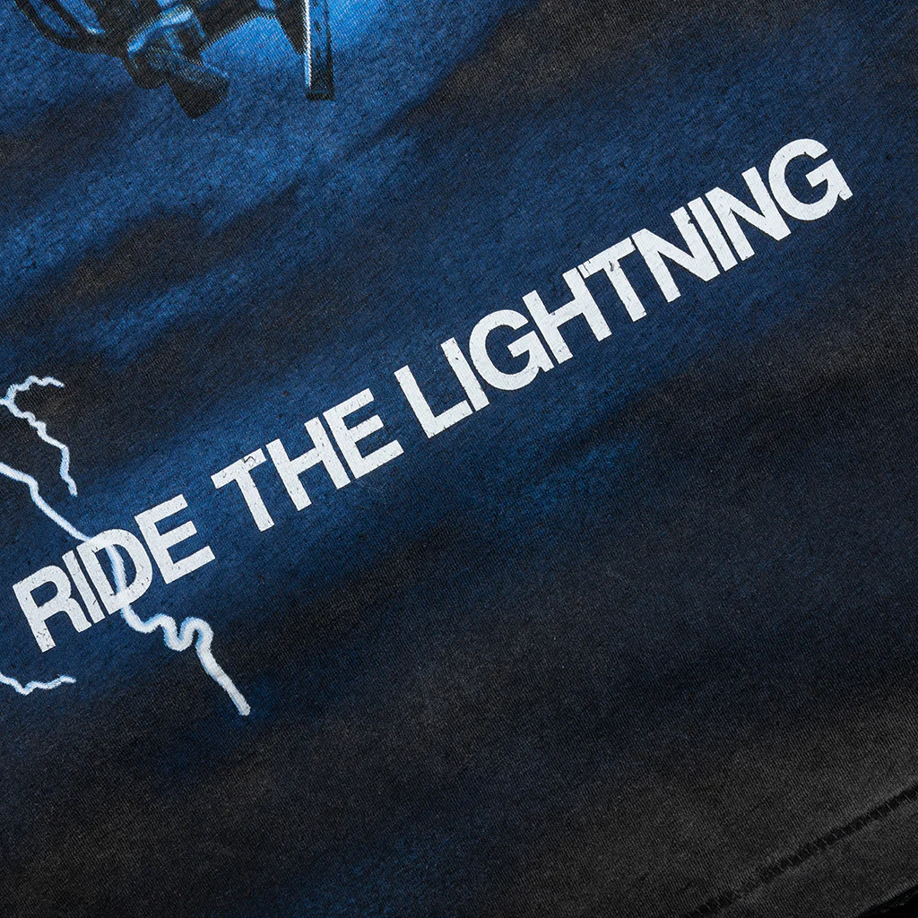 Metallica Ride The Lightning S/S T-Shirt - Vintage Grey - Image 4