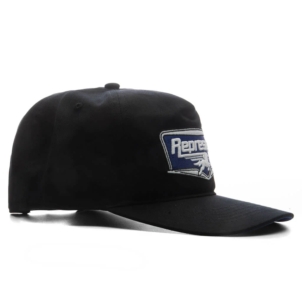 Represent x '47 Nothing Faster Applique Patch Cap - Jet Black - Image 3