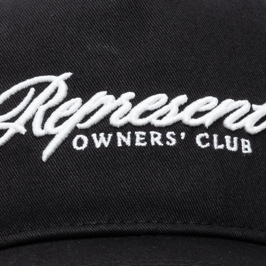 Owners Club Script Cap - Black - Image 2