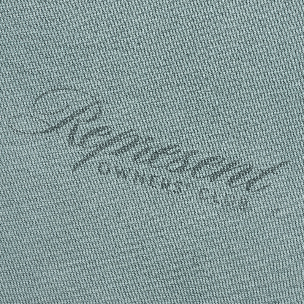 Owners Club Script Hoodie - Vintage Green - Image 3