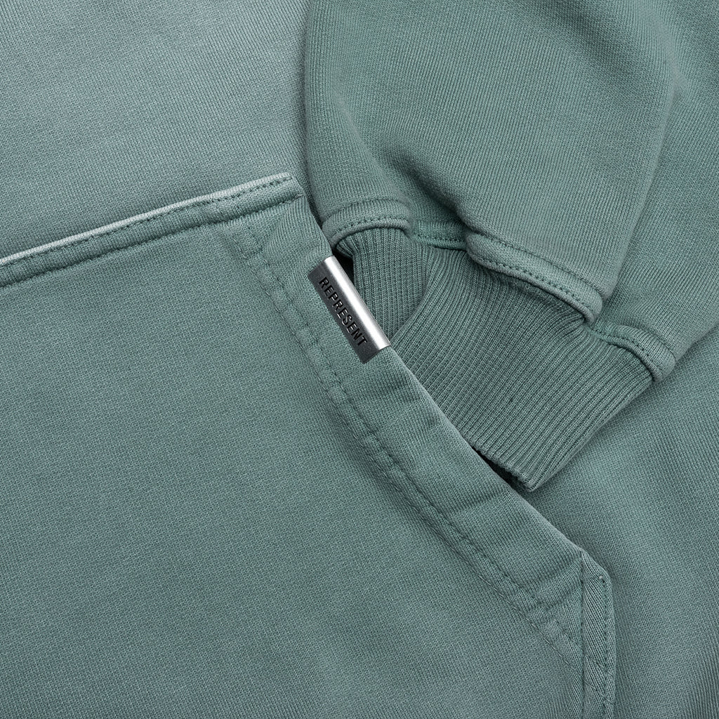 Owners Club Script Hoodie - Vintage Green - Image 4