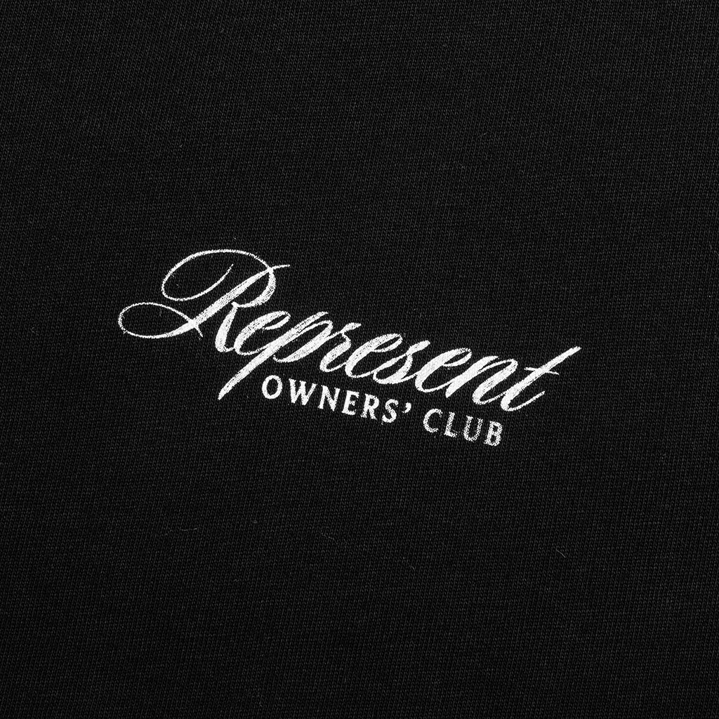 Owners Club Script T-Shirt - Black - Image 4