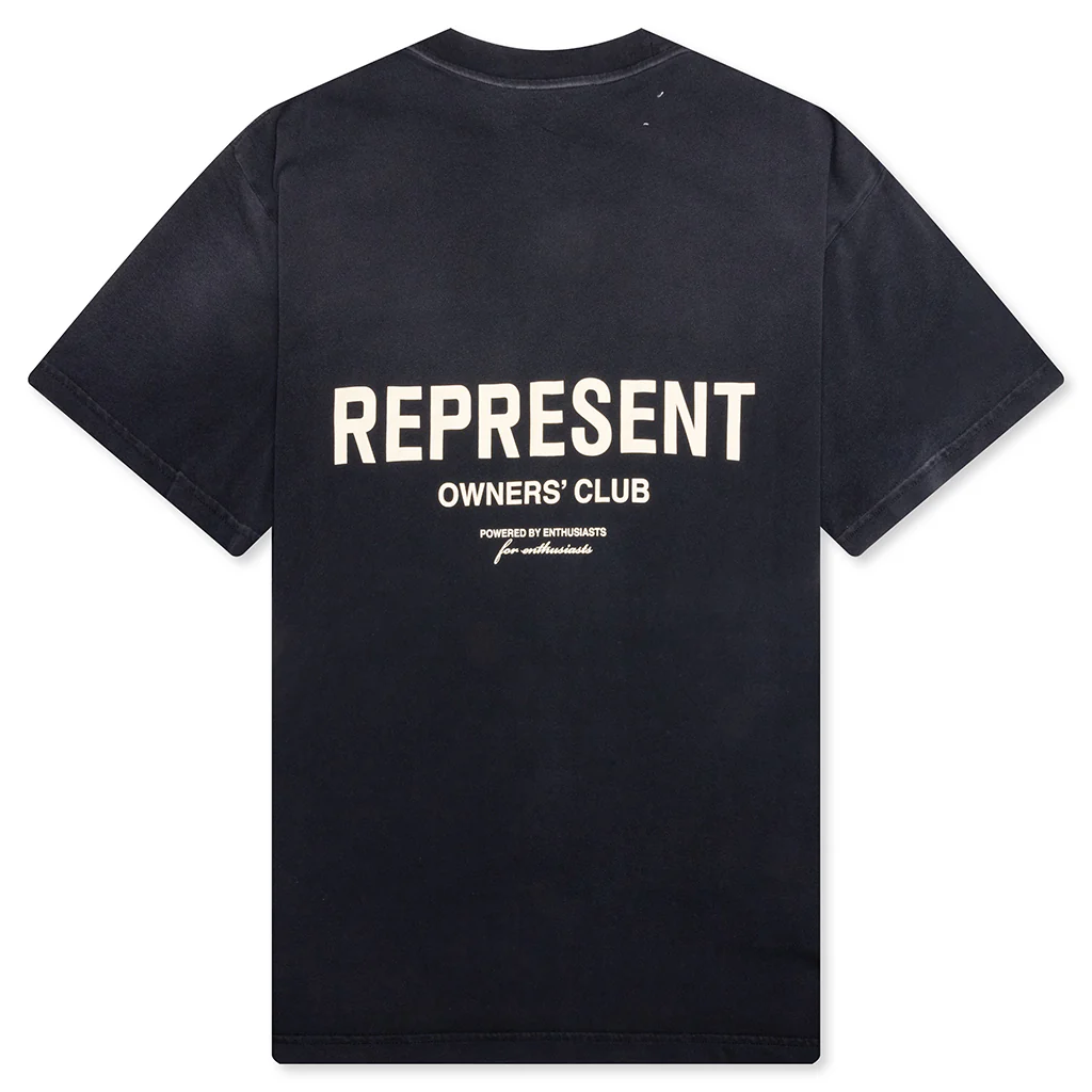 Owners Club T-Shirt - Aged Black - Image 2