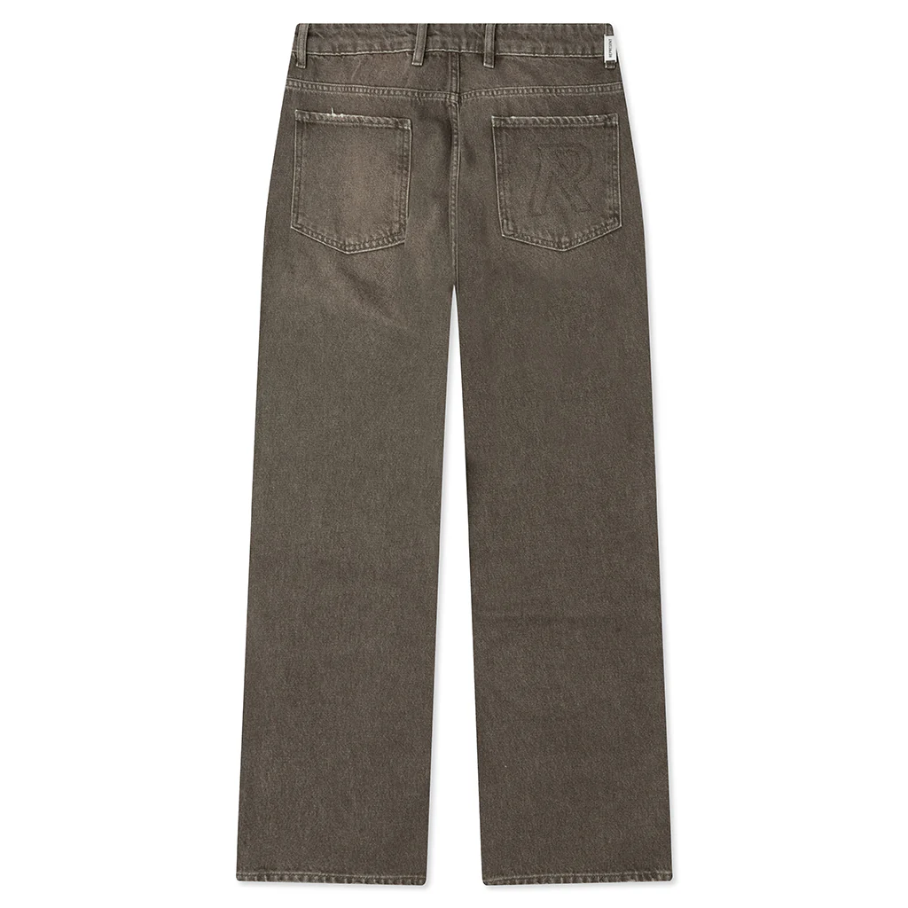 R3 Baggy Denim - Washed Olive - Image 2