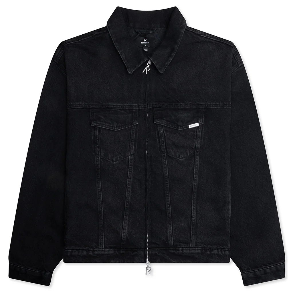 R4 Denim Jacket - Black