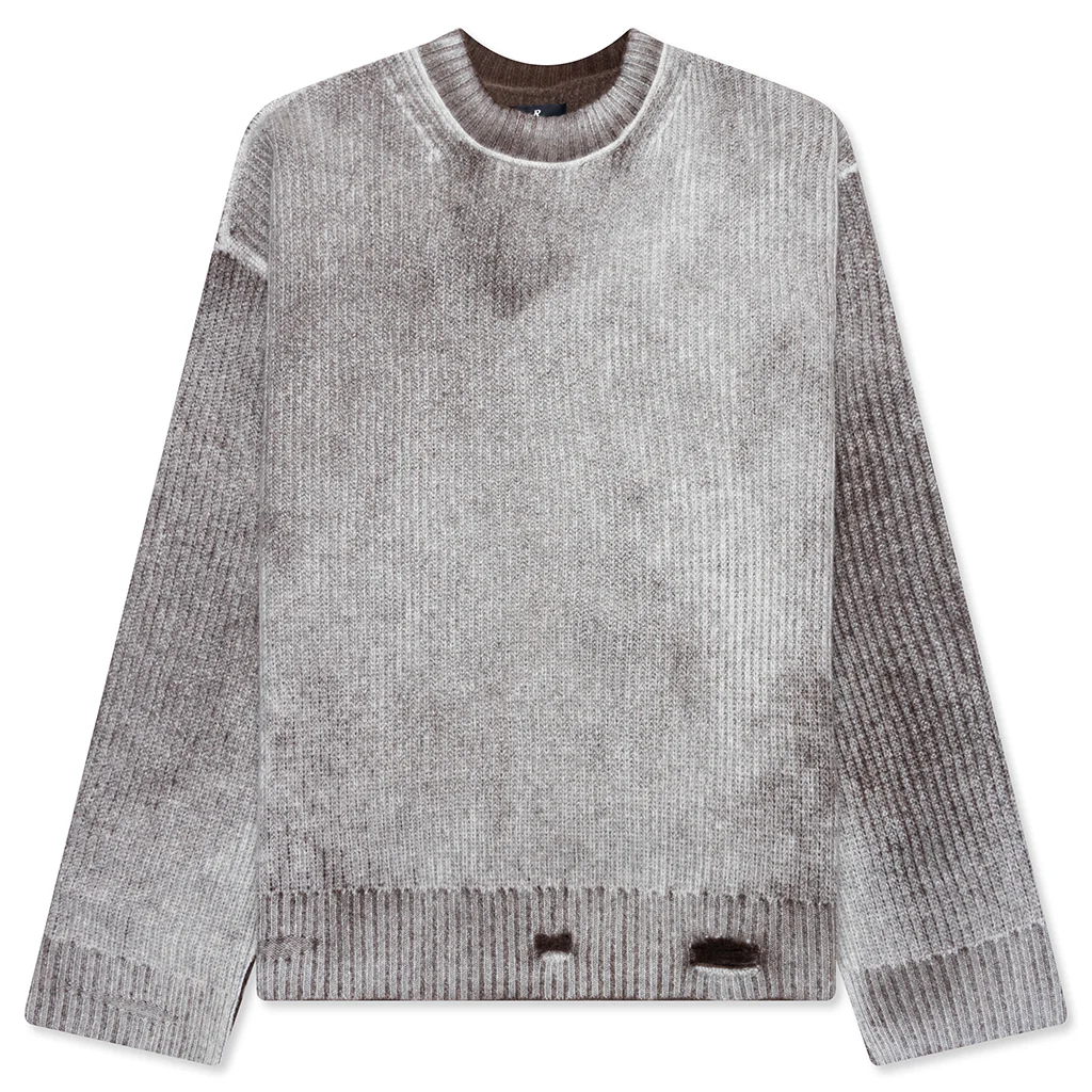 Reversible Fade Out Knit - Nero