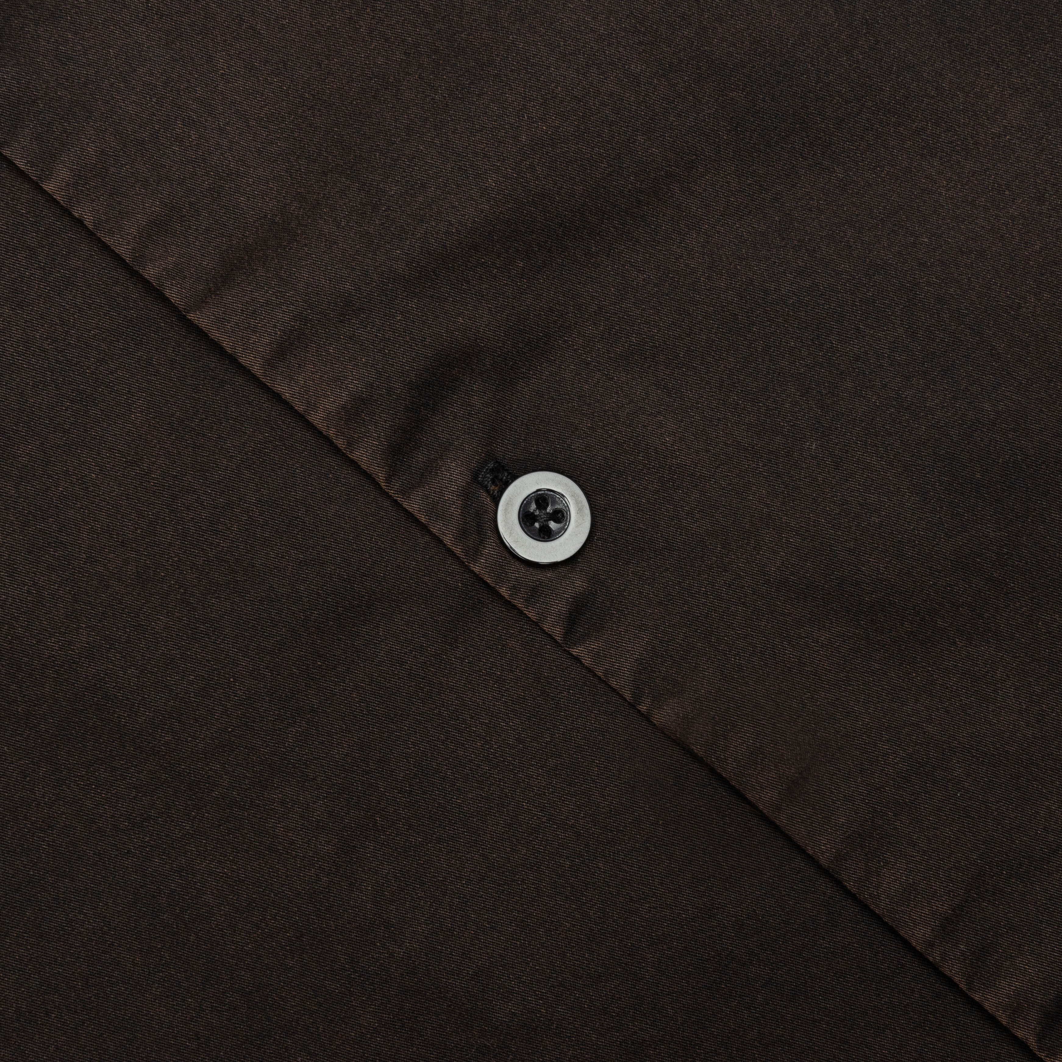 Script Camp Collar Shirt - Jet Black - Image 3