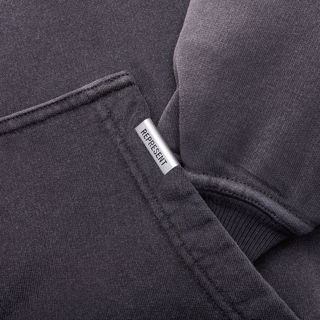 Showcasing Hoodie - Stained Black - Image 4