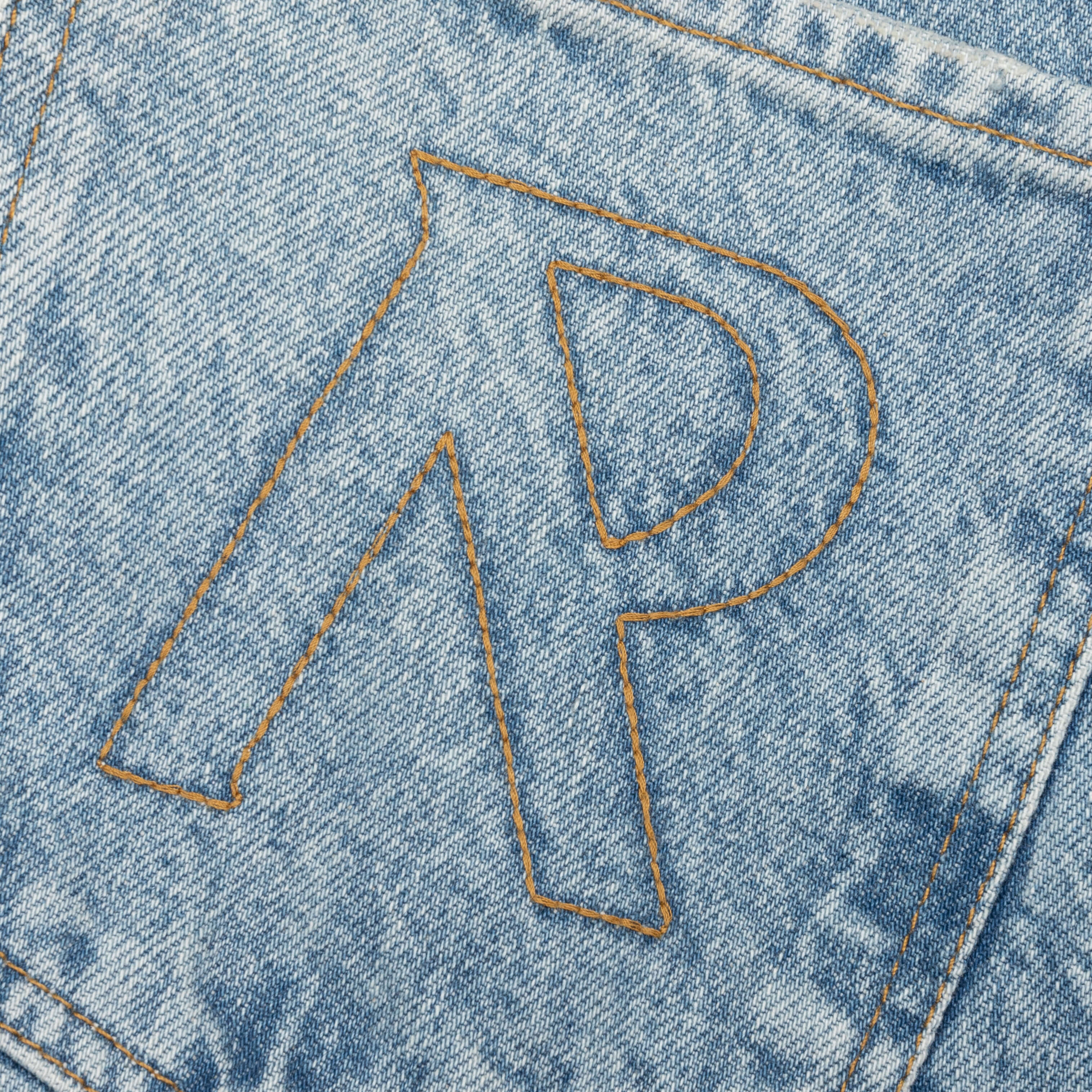 Tailored Denim Shorts - Blue - Image 4