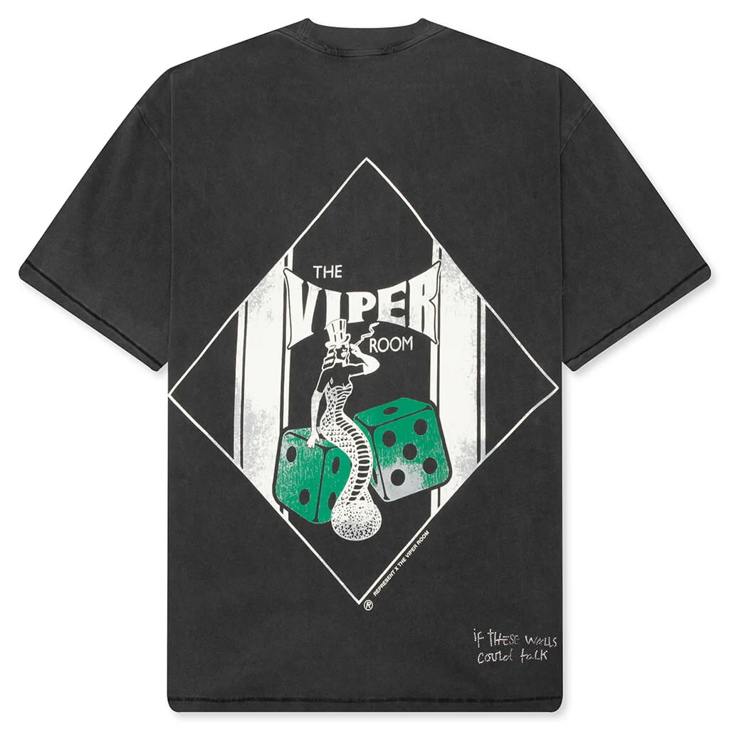 Represent x The Viper Room Dice T-Shirt - Vintage Grey - Image 2