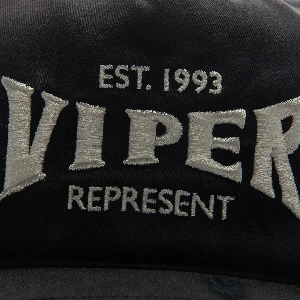 Represent x Viper Room x '47 Cap - Jet Black - Image 4