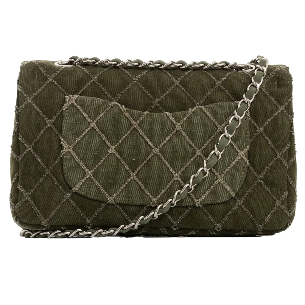 Rhombus Chain Bag - Green - Image 2