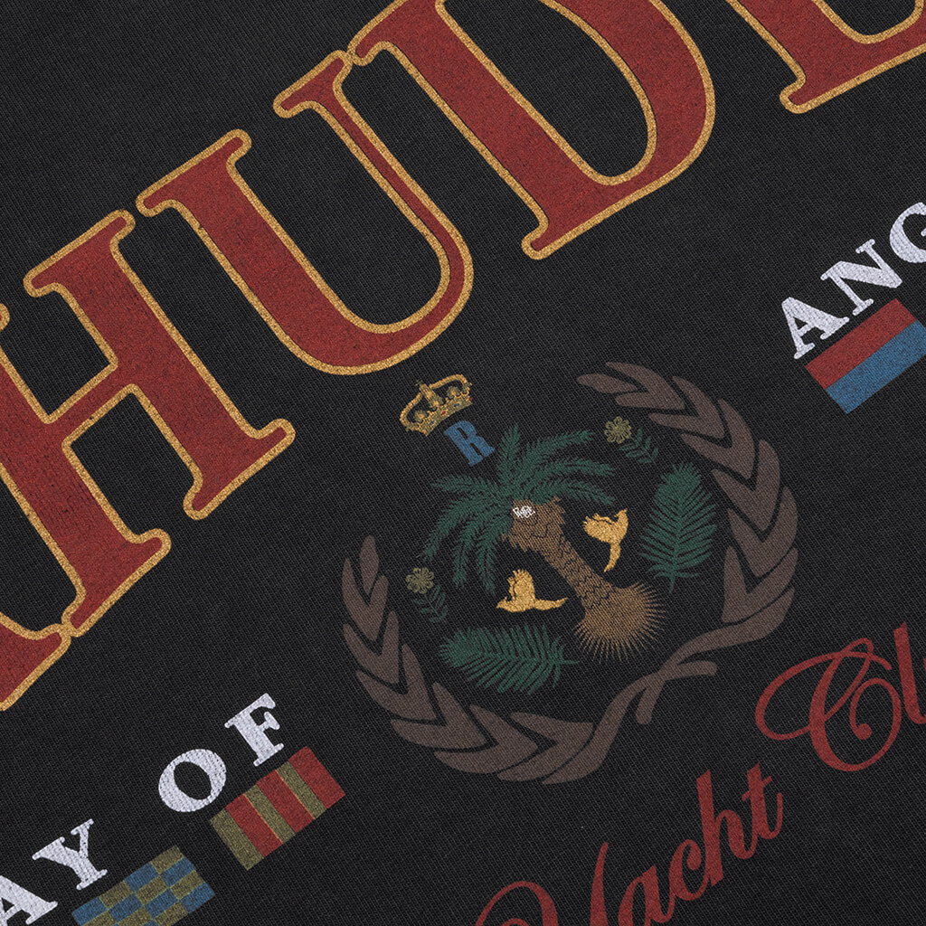 Bay Of Angels Yacht Tee - Vintage Black - Image 3