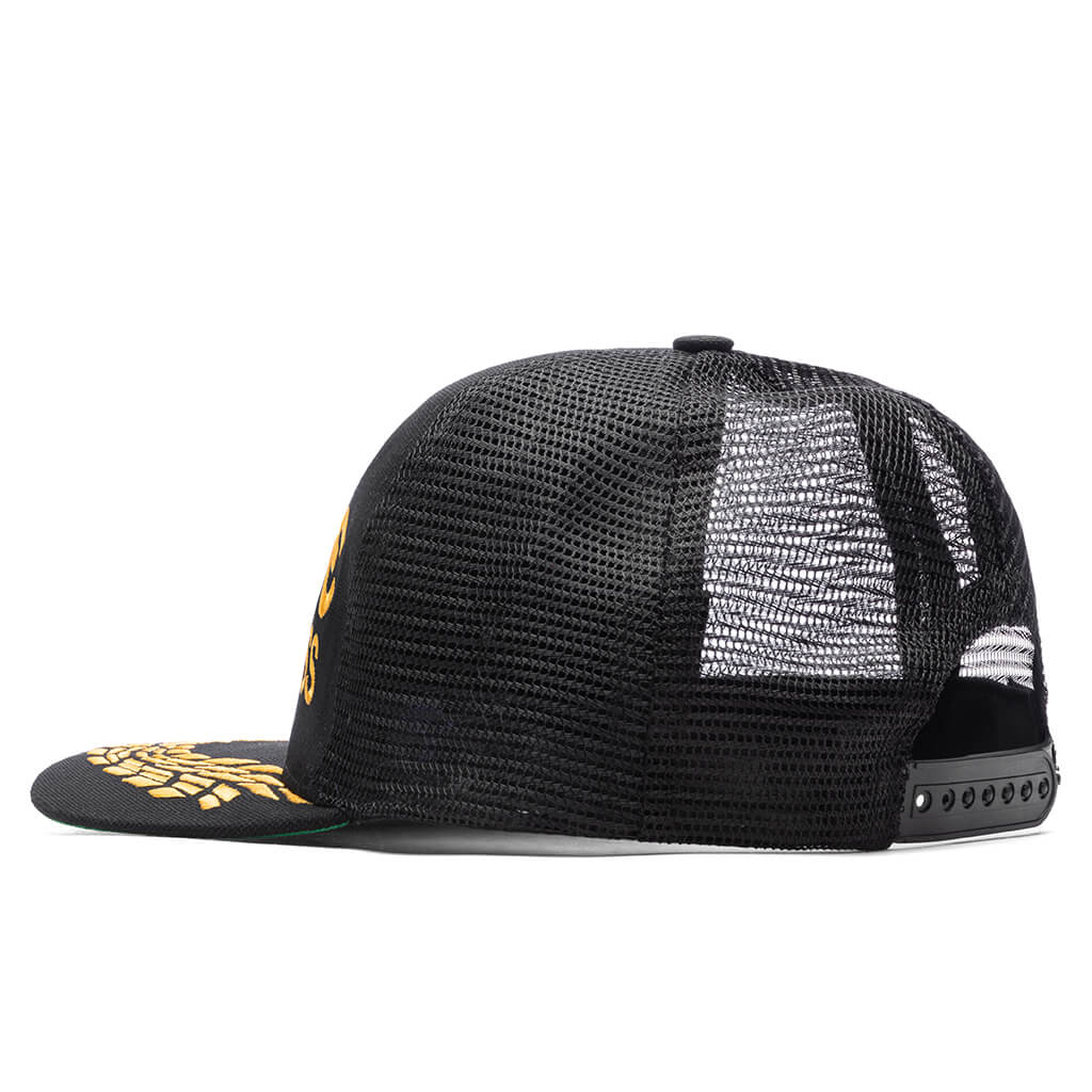Canvas Supercross Trucker Hat - Black - Image 4