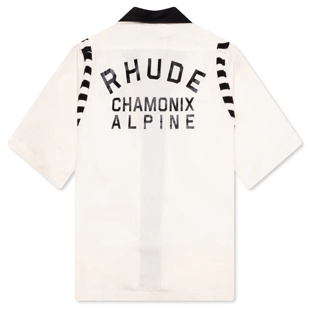 Chamonix Alpine Shirt - White/Black - Image 2