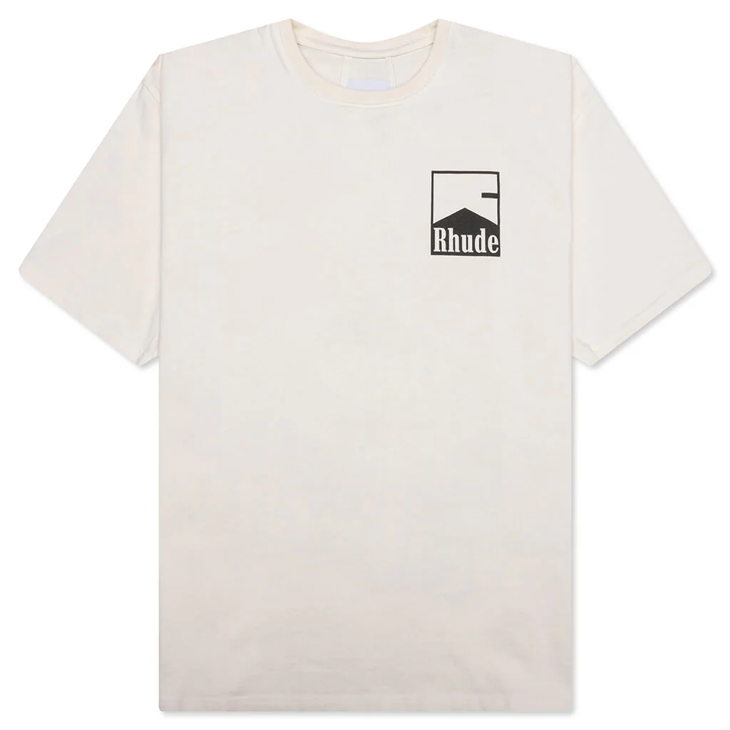 Rhude Chevron Tee - Vintage White