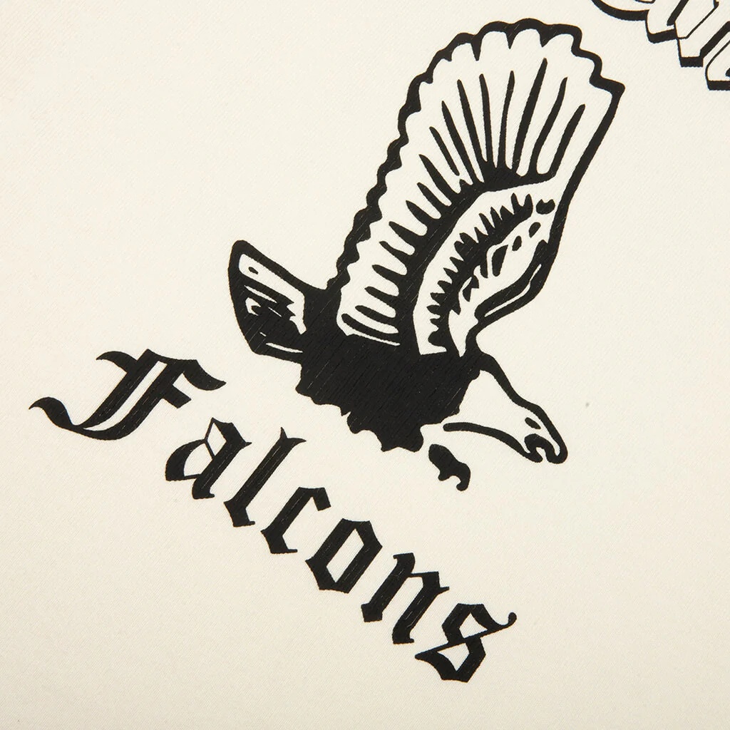 Collegiate Falcons Tee - Vintage White/Black/Green - Image 3