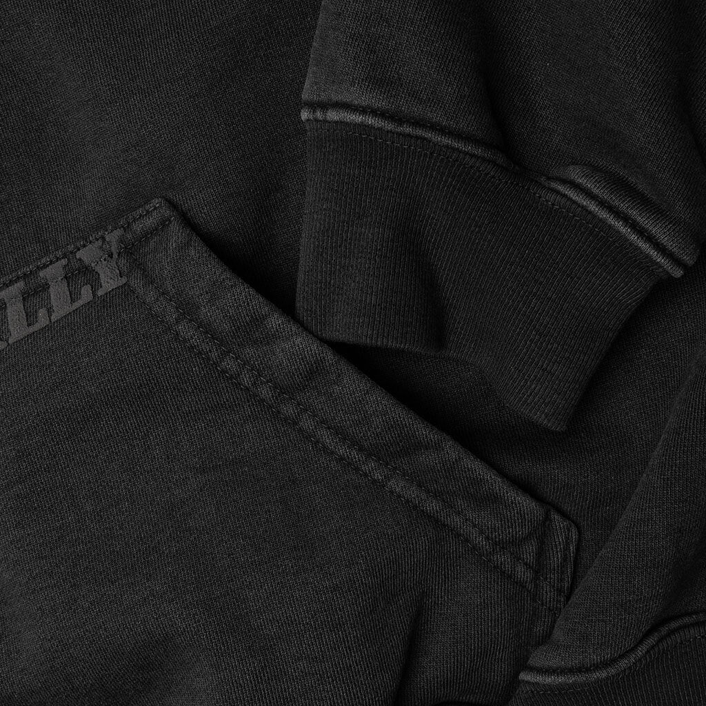 Cropped Desert Valley Hoodie - Black - Image 3
