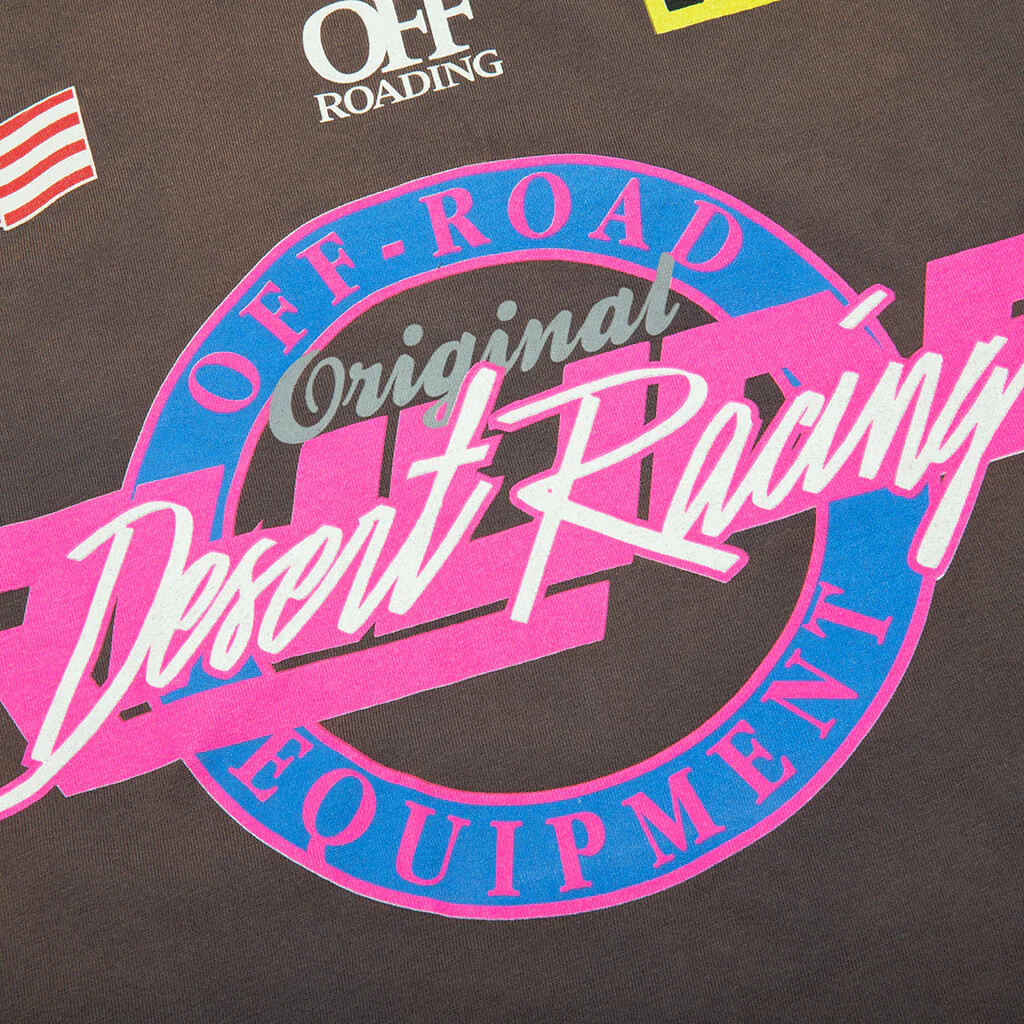 Desert Racing L/S Tee - Vintage Grey - Image 3