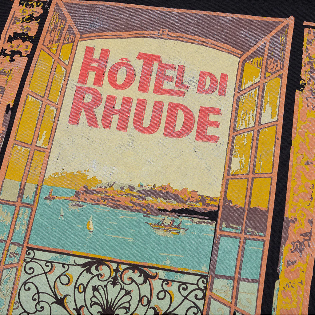 Hotel Di Monaco Tee - Vintage Black - Image 3