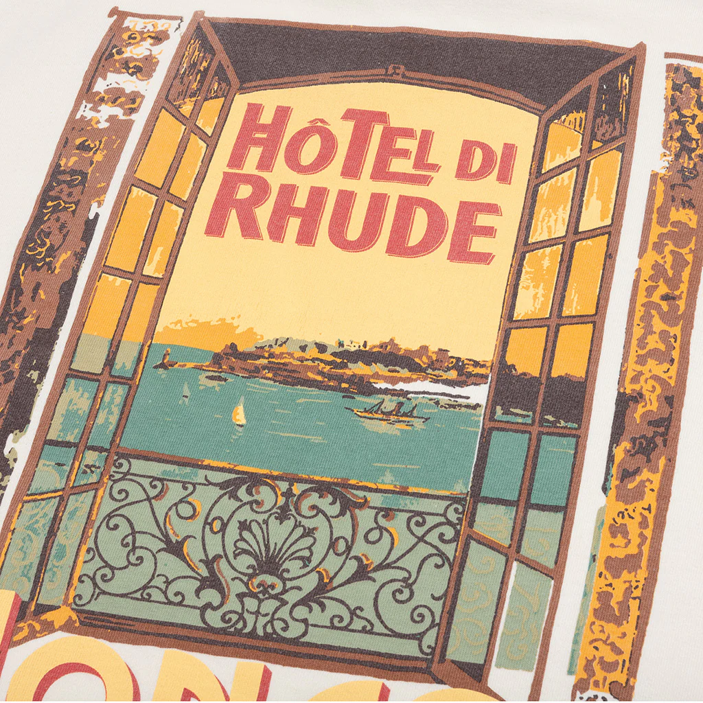 Hotel Di Monaco Tee - Vintage White - Image 3