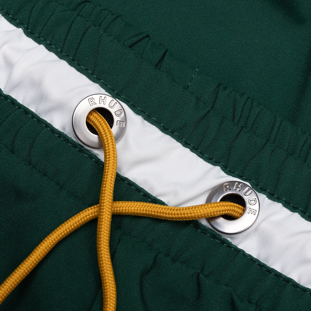Logo Basketball Swim Short - Forest Green/Black/White - Image 3