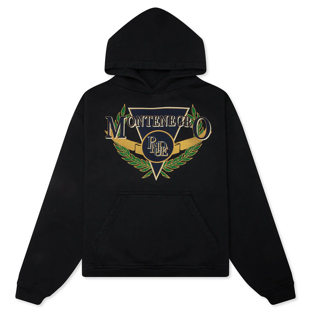 Montenegro Regatta Hoodie - Vintage Black/Navy/Green