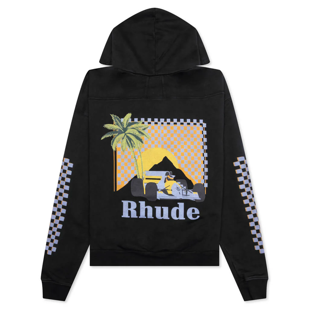 Moonlight Tropics Hoodie - Vintage Black - Image 2