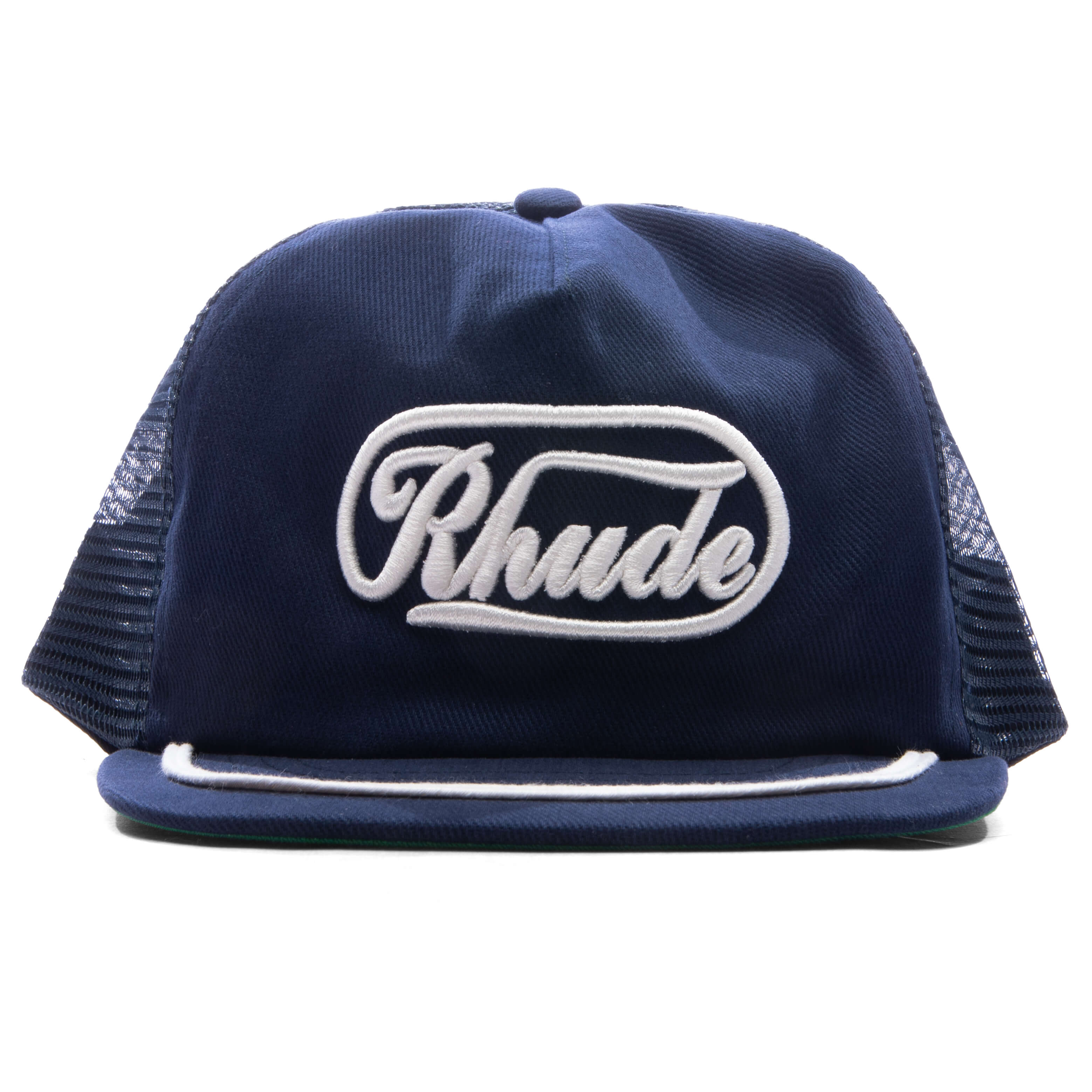 Patch Trucker Hat - Navy/White