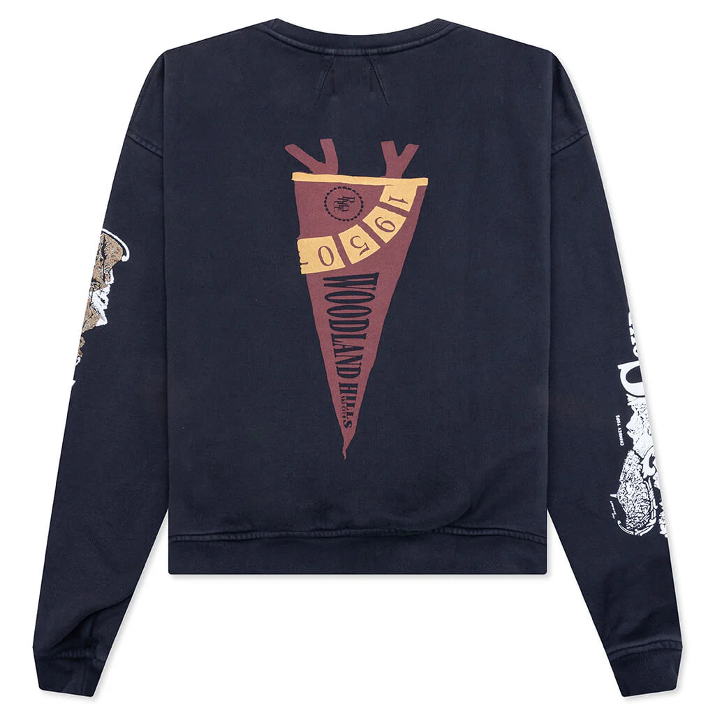 Pennant Flag Crewneck - Vintage Black - Image 2