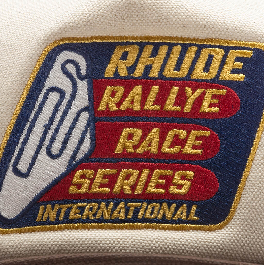 Race Series Washed Trucker Hat - Brown - Image 2