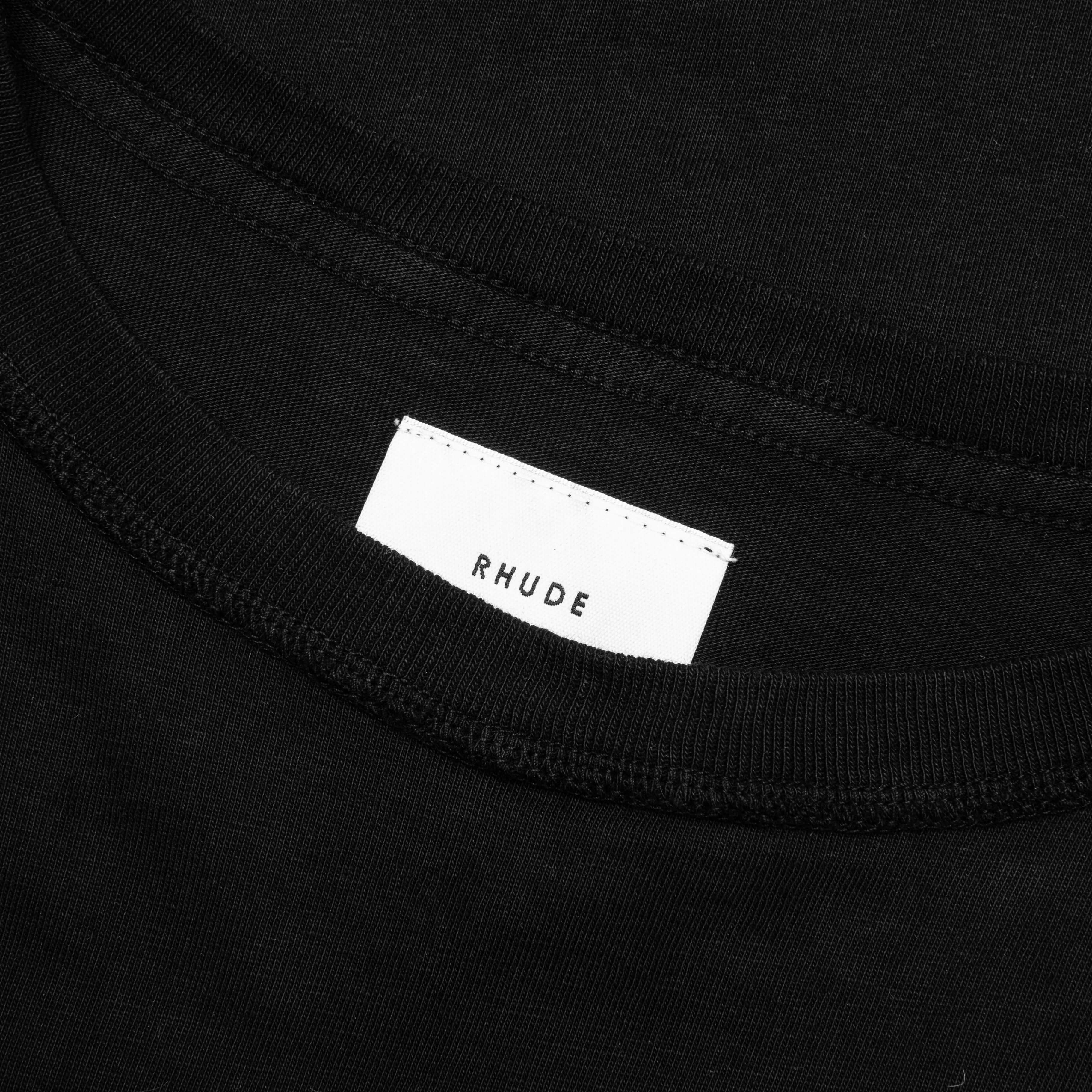 Reverse L/S Tee - Black - Image 3