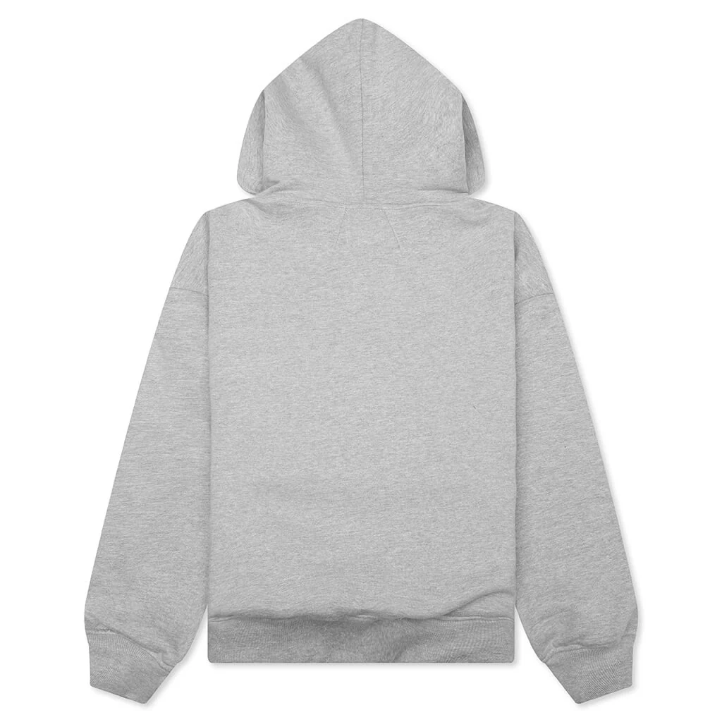 Rhude French Riviera Patch Hoodie - Heather Gray - Image 2