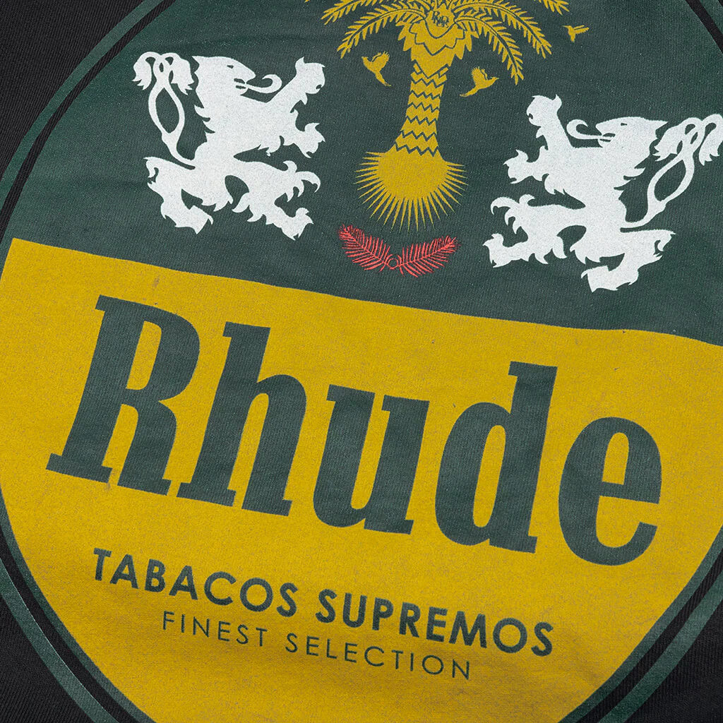 Rhude Tabaco Hoodie - Vintage Black - Image 3