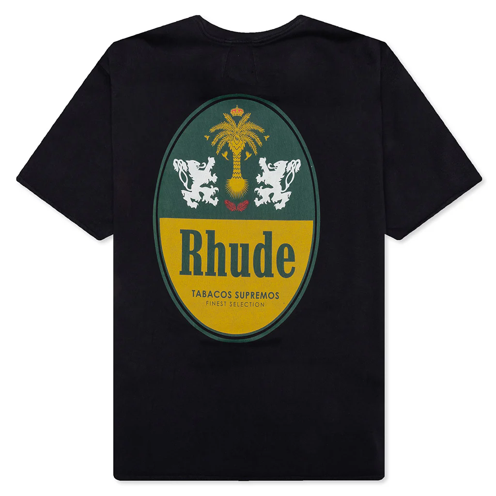 Rhude Tabaco Tee - Vintage Black - Image 2