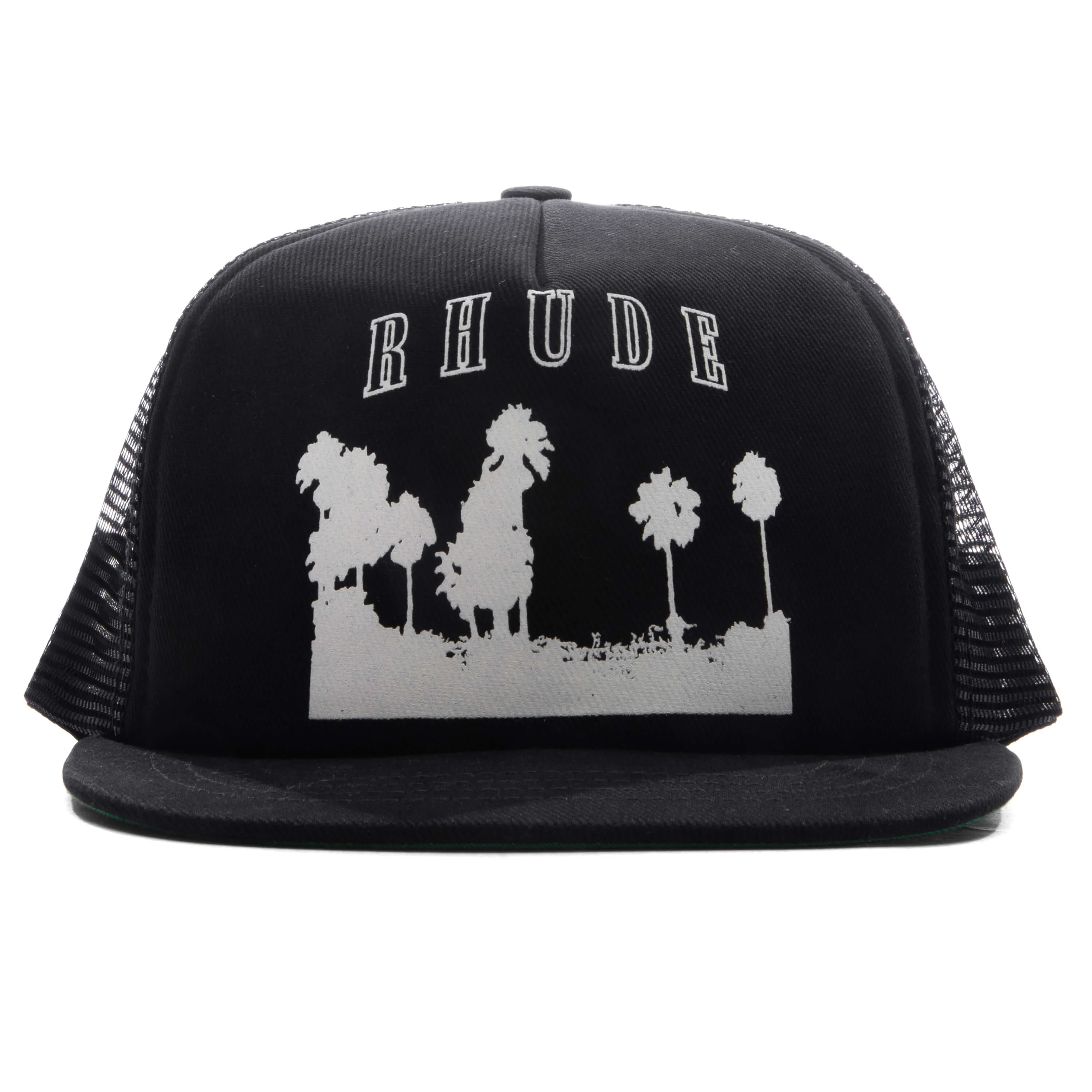 Thousand Palms Trucker Hat - Black/White