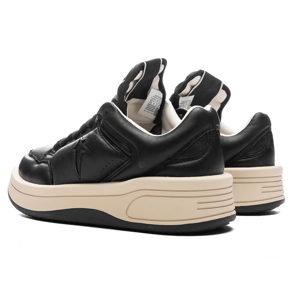 Rick Owens DRKSHDW x Converse Turbowpn Ox Leather Shoes - Black - Image 3
