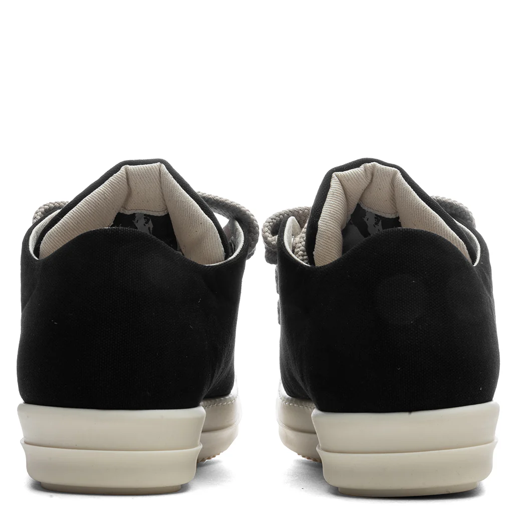 Jumbo Lace Puffer Low Sneaks - Black/Milk - Image 4