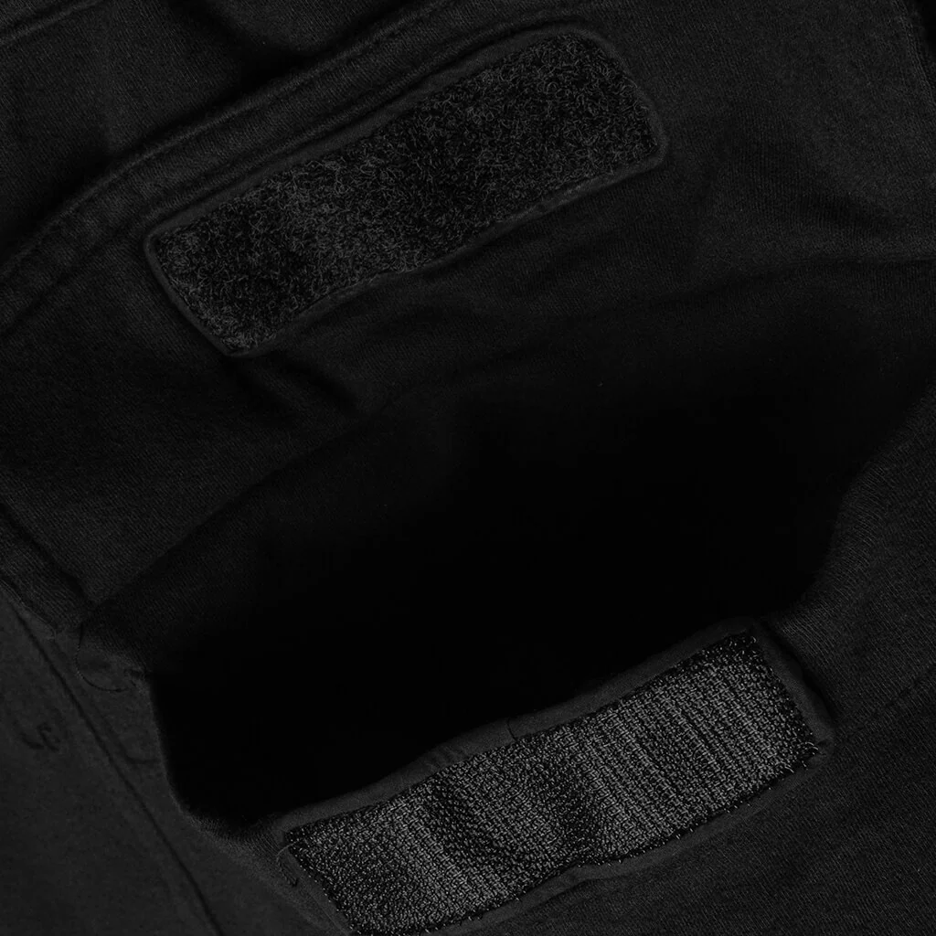 Brushed Jersey Pusher Pants - Black - Image 3