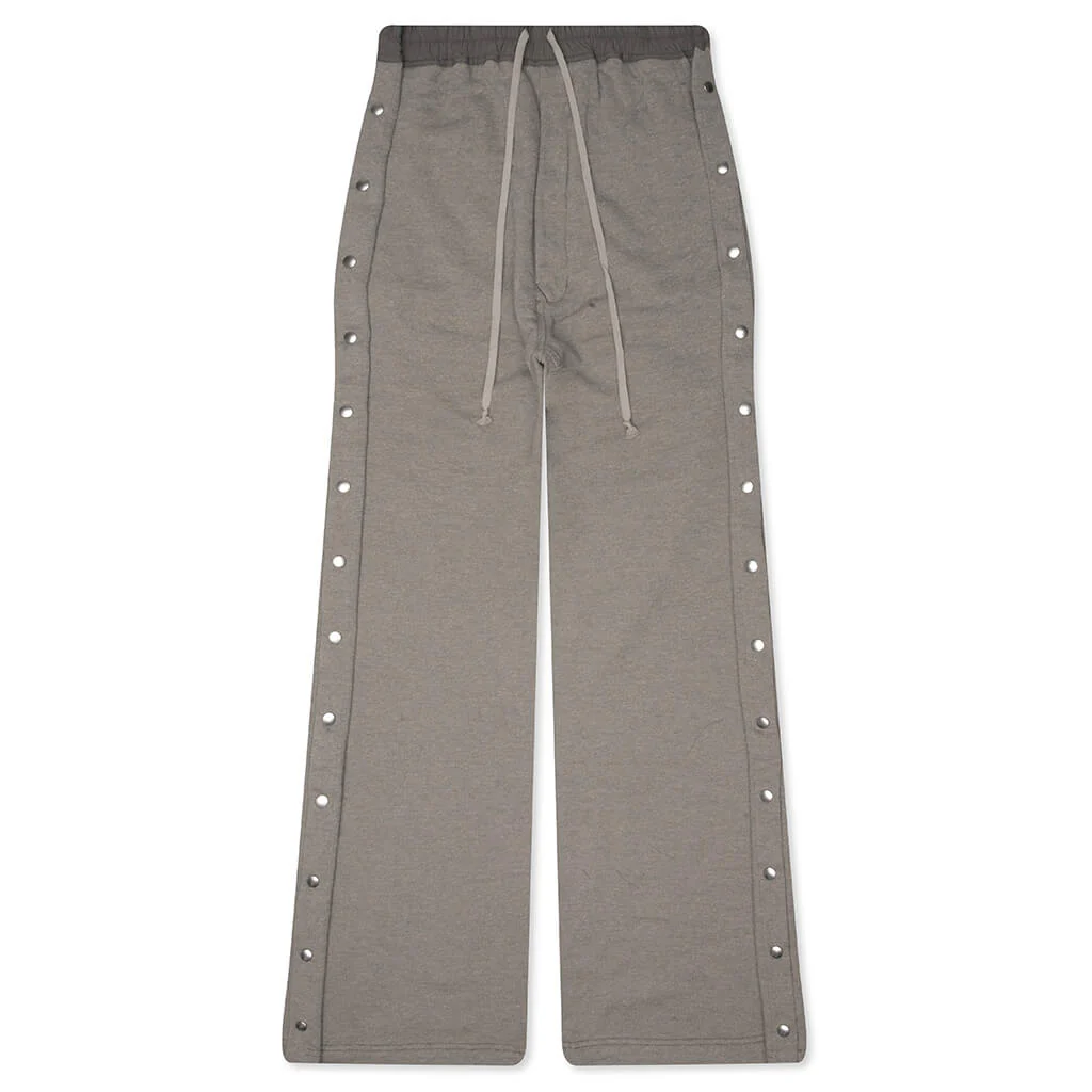 Wide Pusher Sweat Pants - Grey Melange