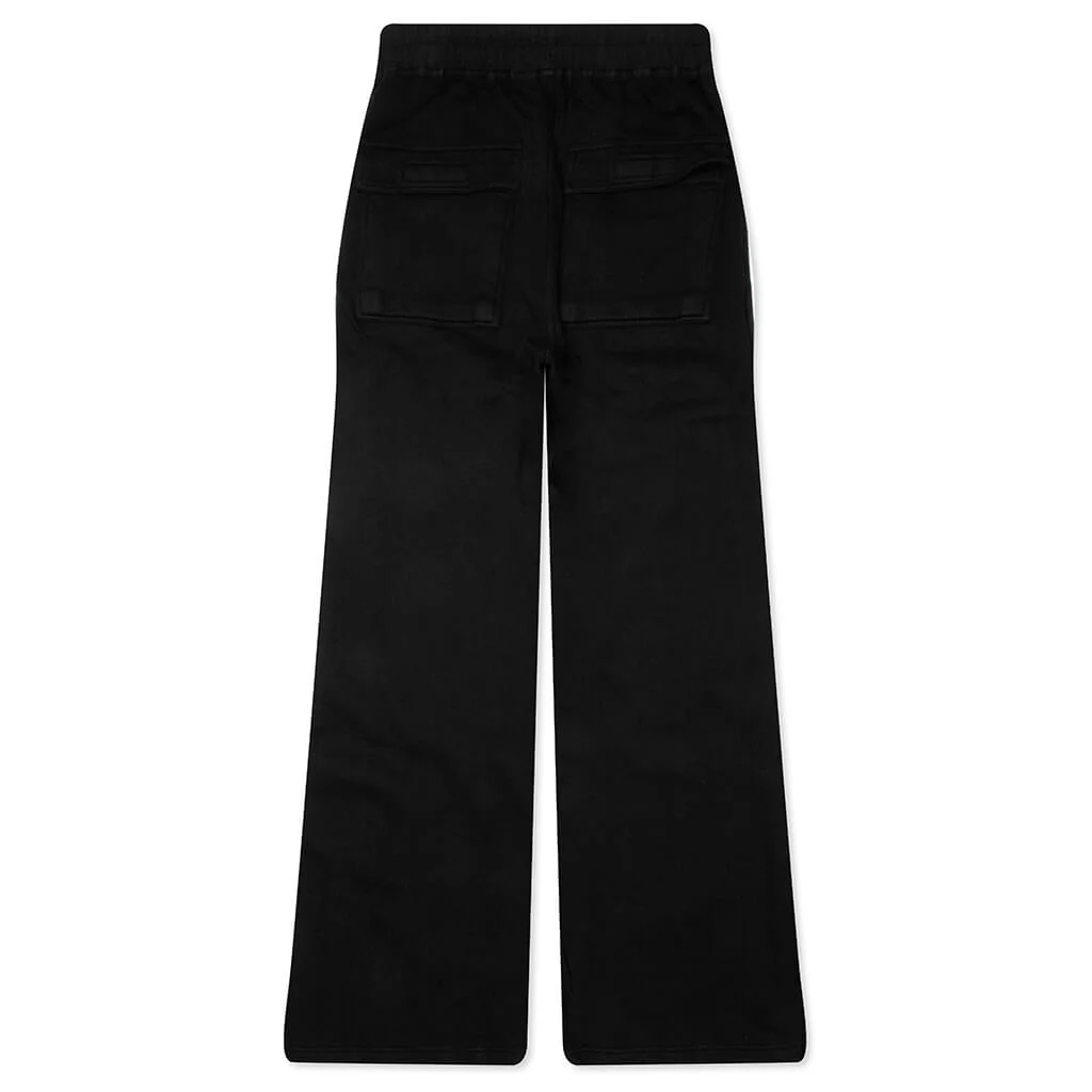 Wide Pusher Sweat Pants - Black - Image 2