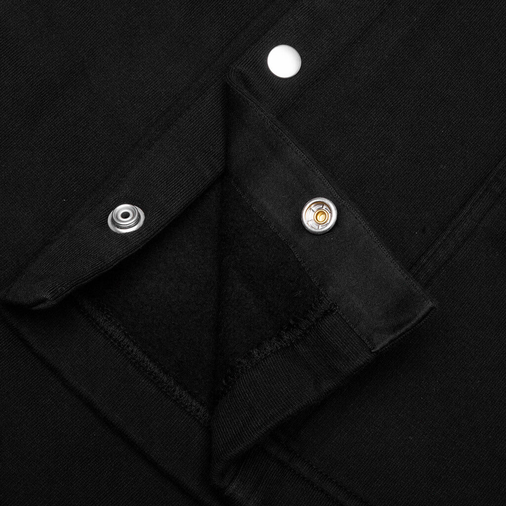 Wide Pusher Sweat Pants - Black - Image 4